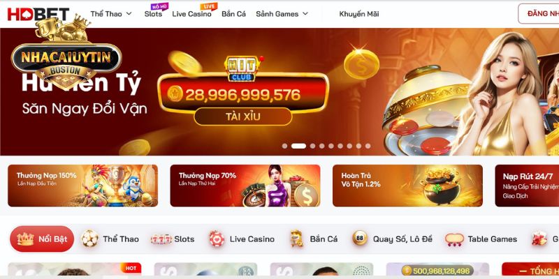 Khám phá HDBET – Game siêu đa dạng, thưởng cực hấp dẫn Khám phá HDBET – Game siêu đa dạng, thưởng cực hấp dẫn