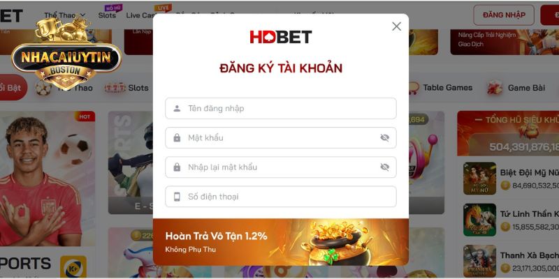 Khám phá HDBET – Game siêu đa dạng, thưởng cực hấp dẫn Hướng dẫn tạo tài khoản cá cược tại nhà cái
