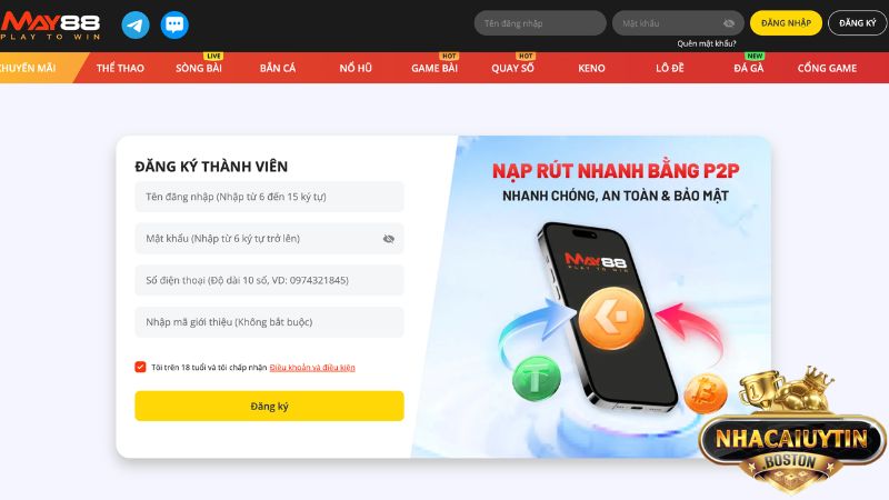 May88 - Sân chơi đẳng cấp số 1 cho người yêu cá cược May88 là điểm đến lý tưởng cho mọi cược thủ