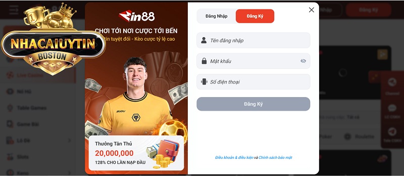 Min88 - Nhà cái cá cược uy tín hàng đầu cho người chơi Việt Cách tạo tài khoản Min88 khá đơn giản