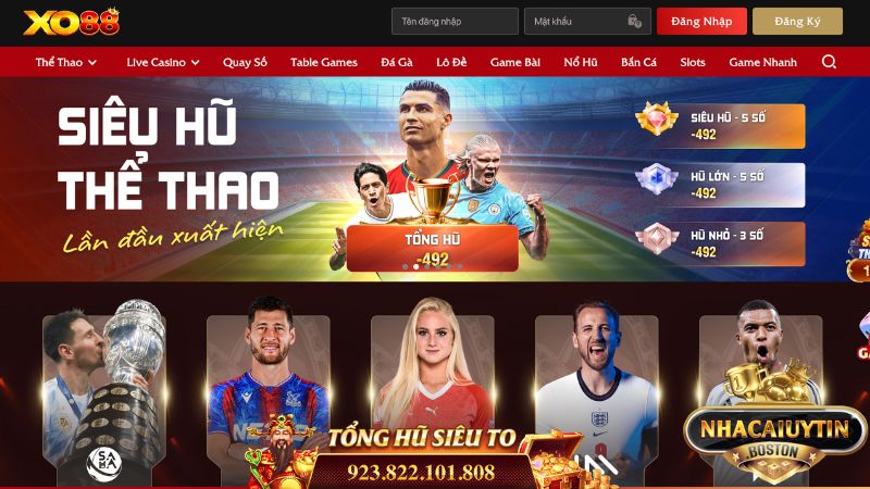Xo88 - Nhà cái uy tín với hệ sinh thái giải trí đa dạng Xo88 có hệ sinh thái game phong phú