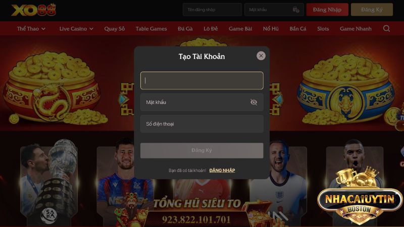 Xo88 - Nhà cái uy tín với hệ sinh thái giải trí đa dạng Đăng ký tài khoản tại Xo88 với thao tác đơn giản